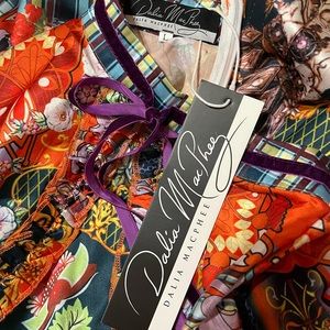 NWT Dalia MacPhee High Neck Long Sleeve Dress Large